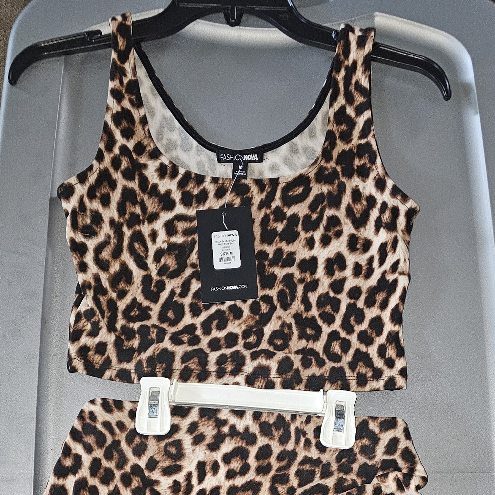 Leopard Print Skirt